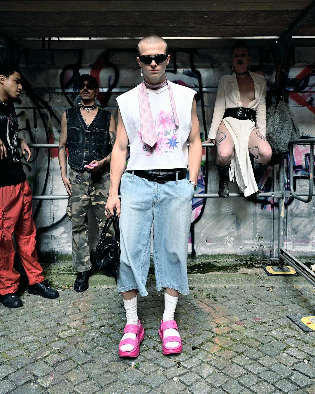 Street Style at Melissa Minca, Berlin Fashion Week SS2025; photography by Alison Coates